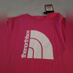 North Face Pink Logo Tee